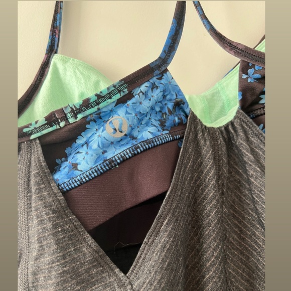 lululemon | Roll Out Tank | Size 6 | Petal Pop Multi/Heathered Black - Picture 5 of 6